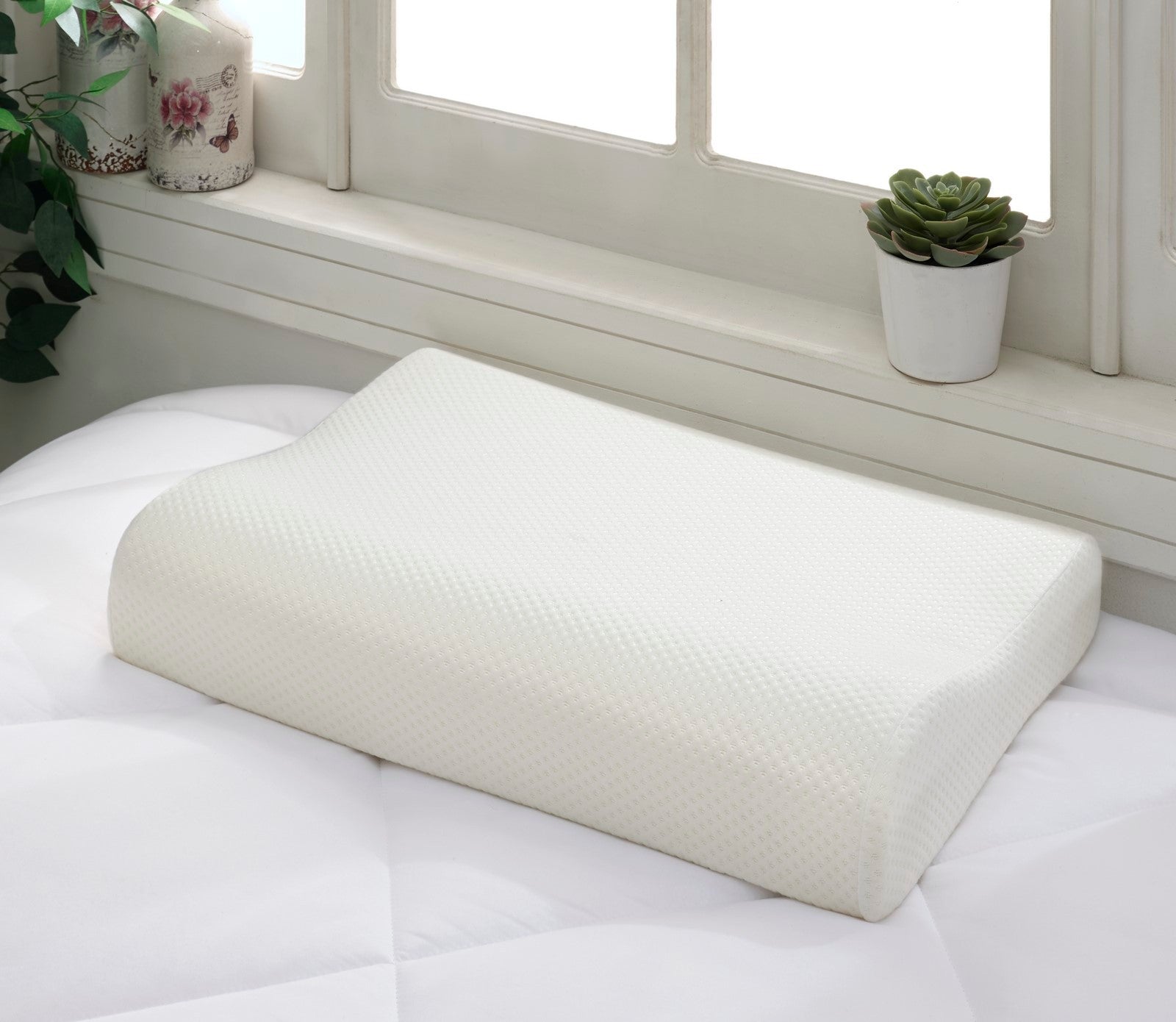 Ortopedik Visko – Bela, jastuk 40 × 60 + 12 cm – glavna fotografija
