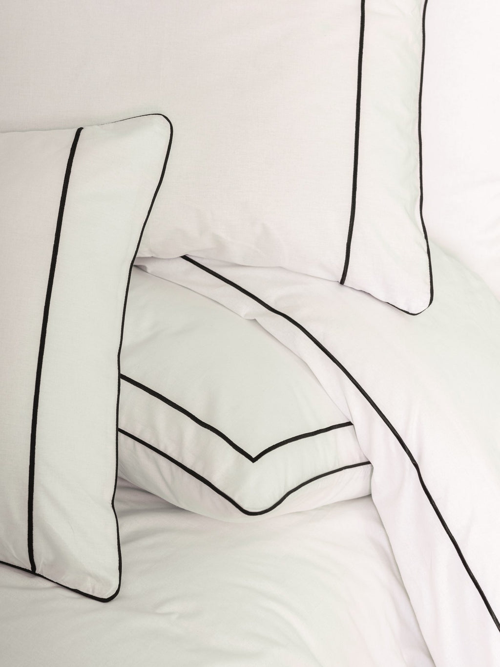 Mahur – Bela / crna, set posteljine – fotografija 2