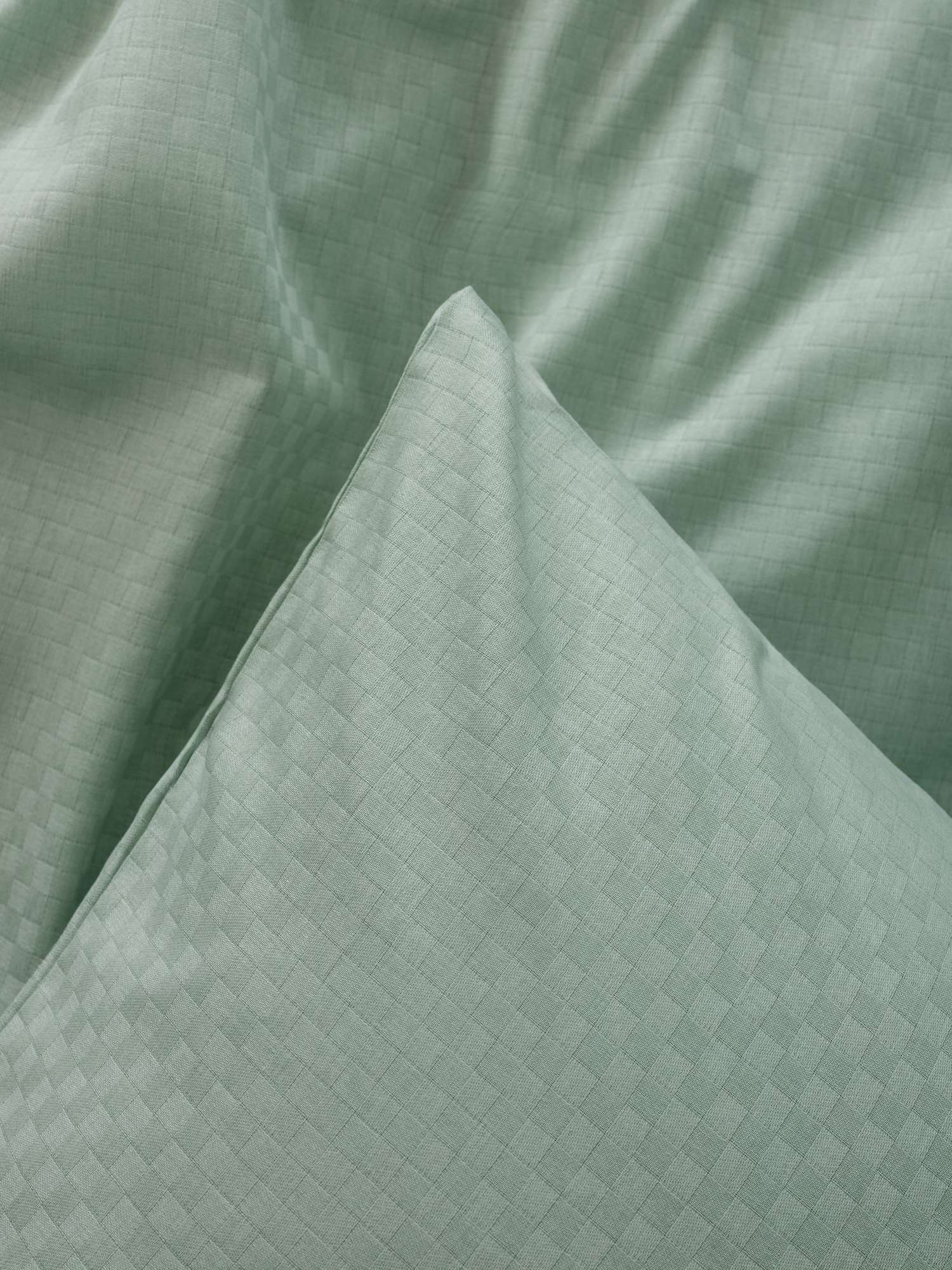 Plaid – Sage zelena, bračna posteljina – fotografija 2